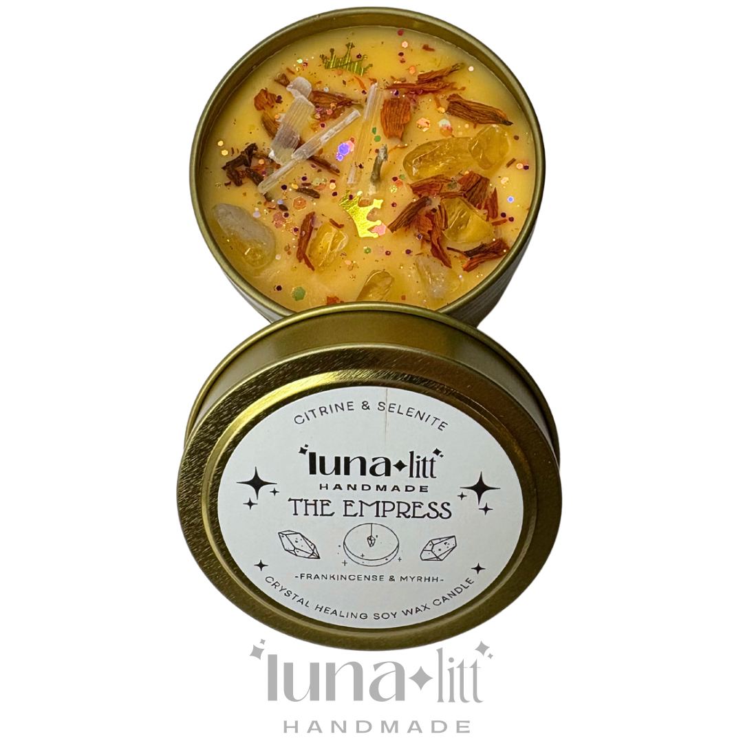 The Empress - Crystal Intention Candle