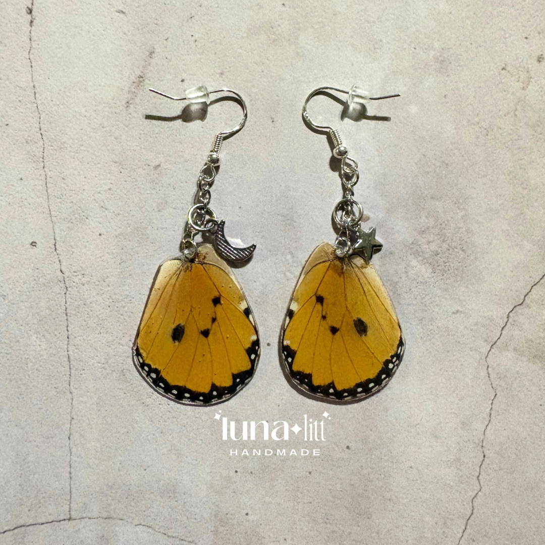 Monarch Bottom Wing Earrings